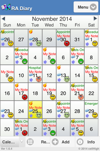 Rheumatoid Arthritis Diary - náhled