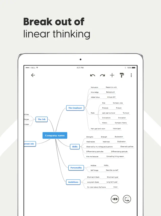 Screenshot 4 Mind Map Maker - Mindomo iphone