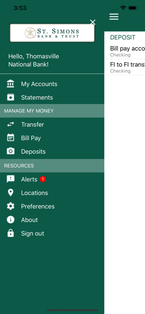 St Simons Bank & Trust Mobile(圖2)-速報App