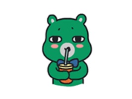 Green Bear Animated Stickers