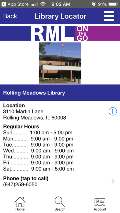 How to cancel & delete Rolling Meadows Library from iphone & ipad 4