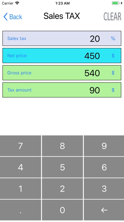 Simple percentage calculator screenshot-4