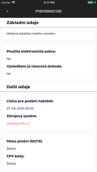 How to cancel & delete Veřejné zakázky from iphone & ipad 3