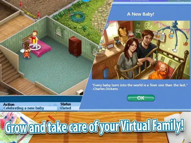 Captura de Pantalla 2 Virtual Families 2 Dream House iphone