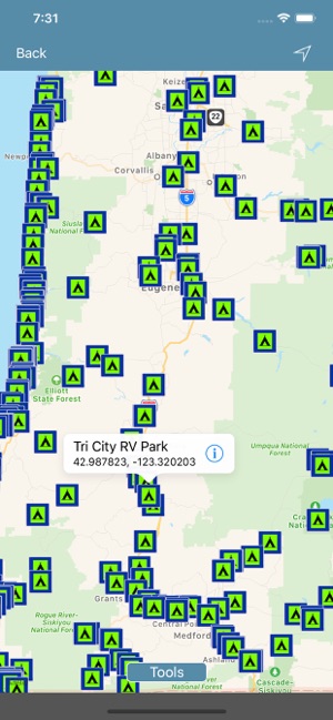 Oregon : Campgrounds & RV's