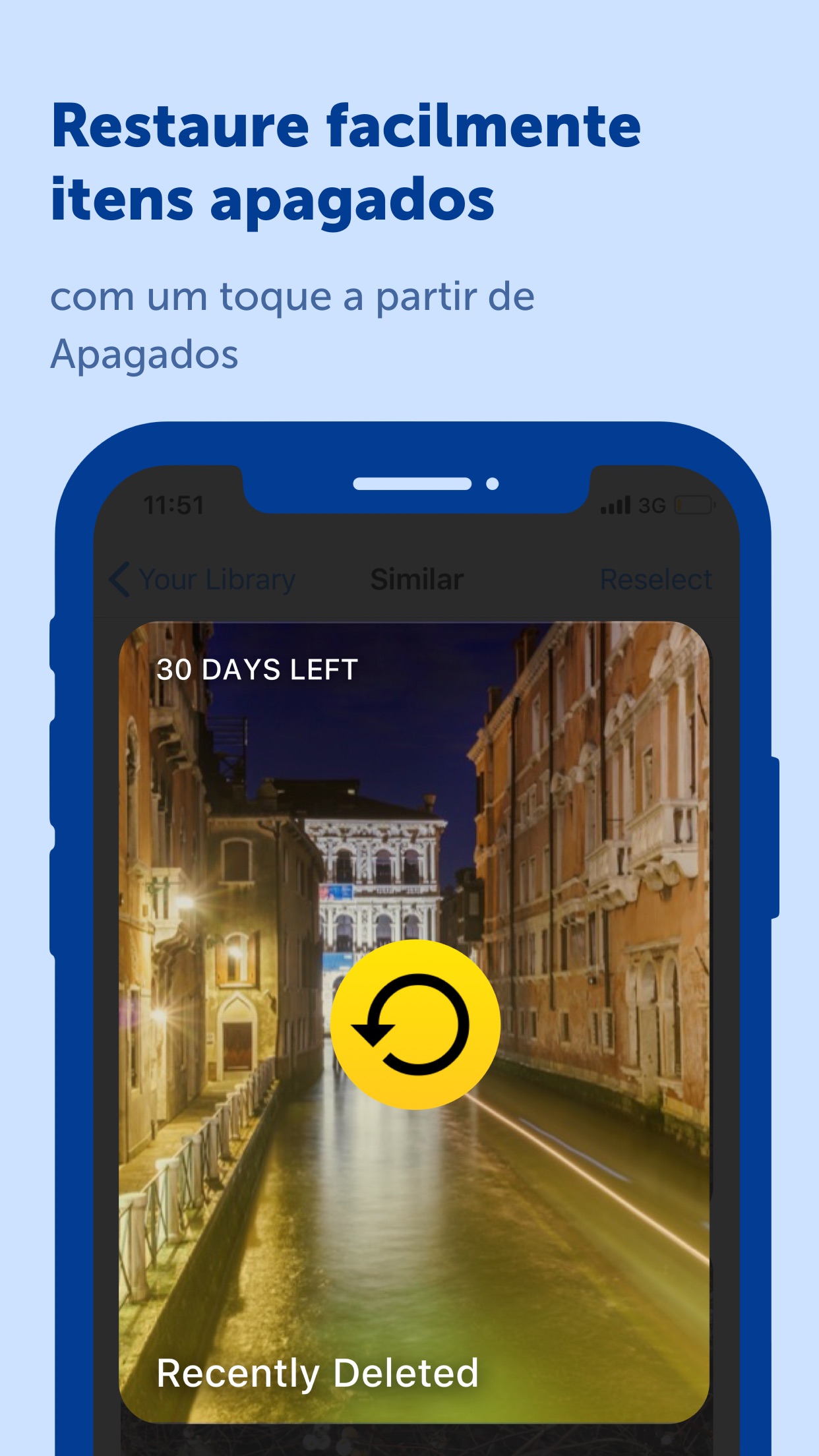 Screenshot do app Gemini Photos