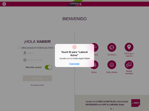 Laboral Kutxa HD screenshot 2