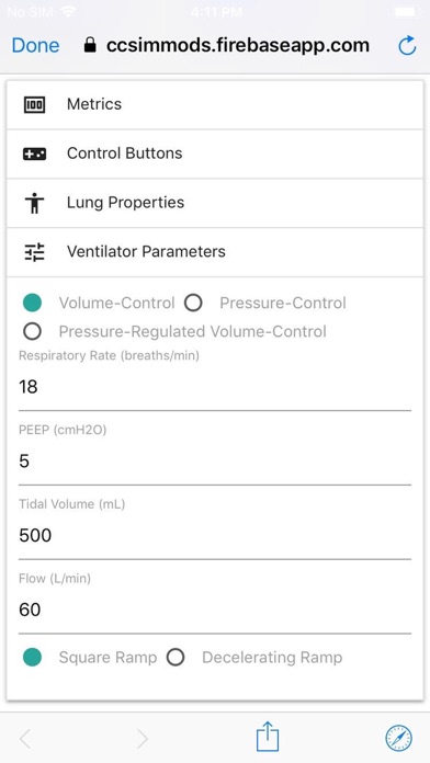 How to cancel & delete Ventilator Simulator from iphone & ipad 4