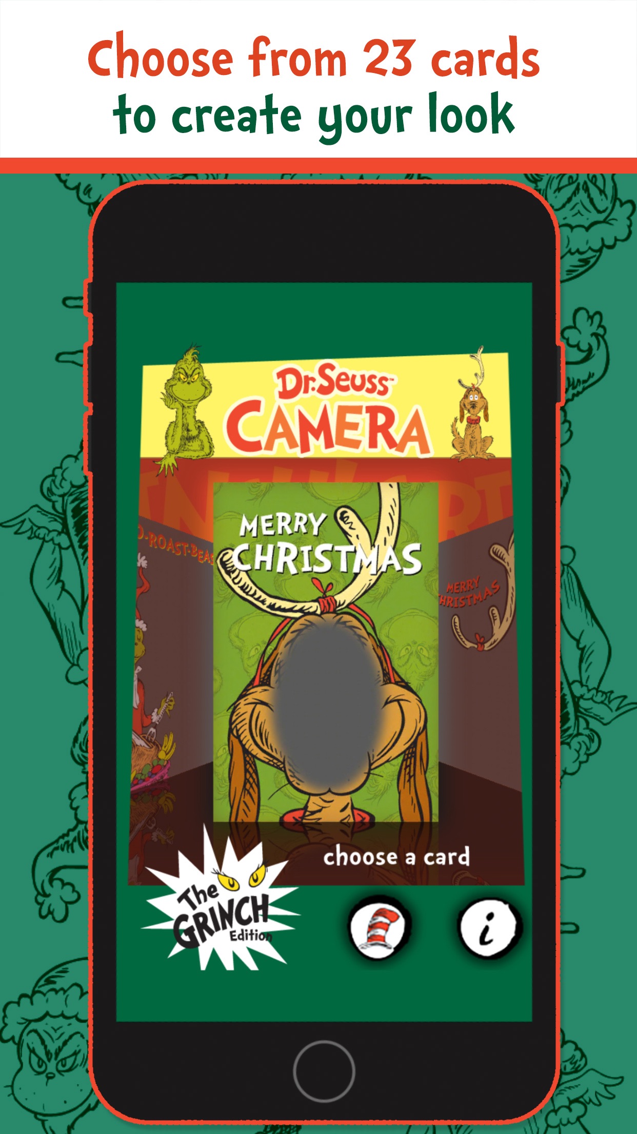 Screenshot do app Dr. Seuss Camera - The Grinch