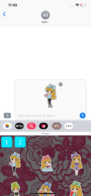 Girl StickerPack(圖2)-速報App