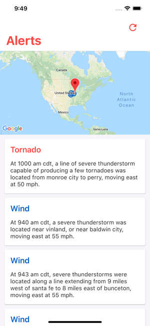 Tornado Alerts(圖1)-速報App