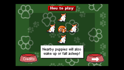 Screenshot from Sleepy Puppies Mobile