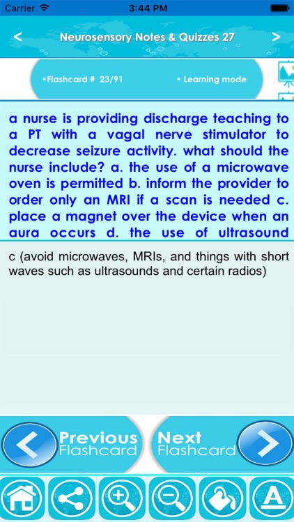 Neurosensory Exam Review App