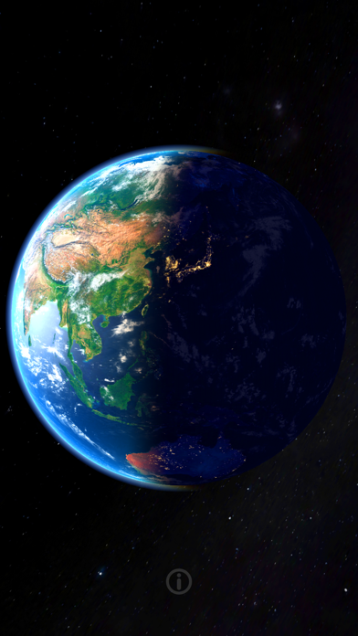 3D Earth & moon, sun and stars screenshot 4