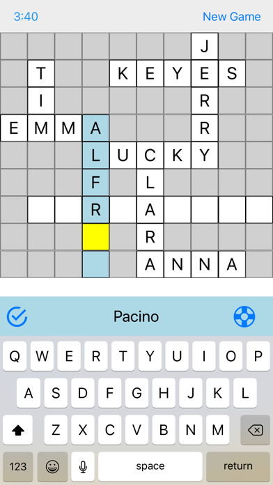 Contacts Crossword screenshot 2