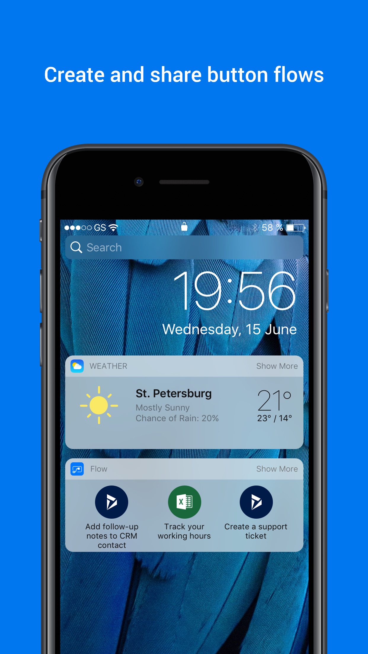 Screenshot do app Power Automate