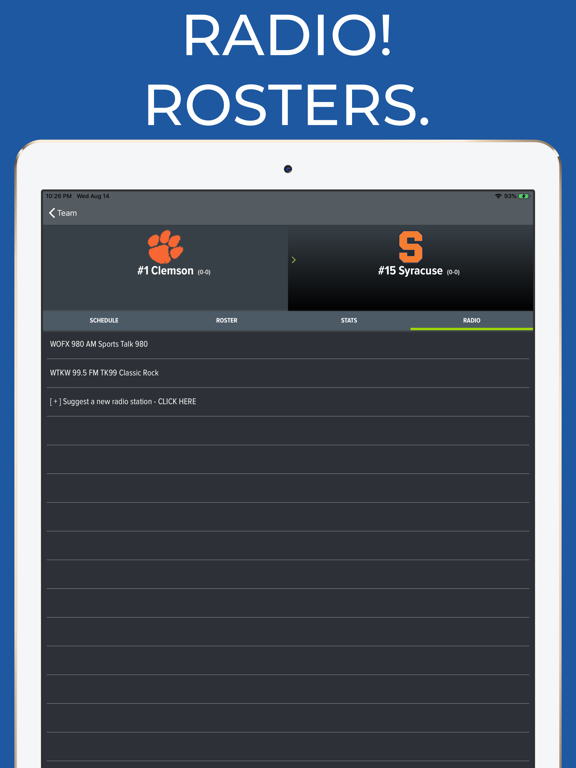 Syracuse Football App screenshot 2