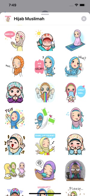 Hijab Muslimah Sticker(圖4)-速報App