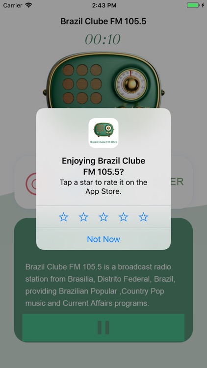 Brazil Clube FM 105.5 screenshot-4