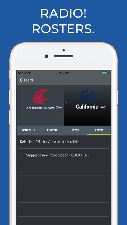 California Cal Football App