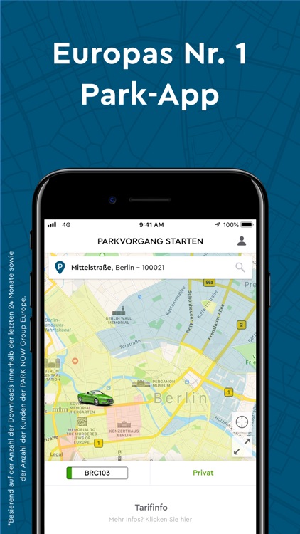 PARK NOW Europas Nr.1 Park-App screenshot-0