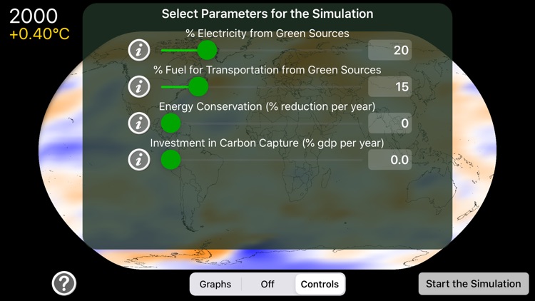 A Climate Change Simulation