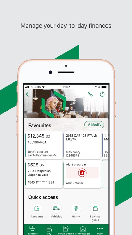 Desjardins mobile services