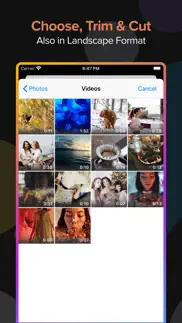 cut video editor for instagram iphone screenshot 2