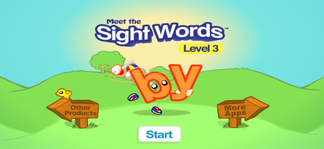 Sight Words 3 Guessing Game