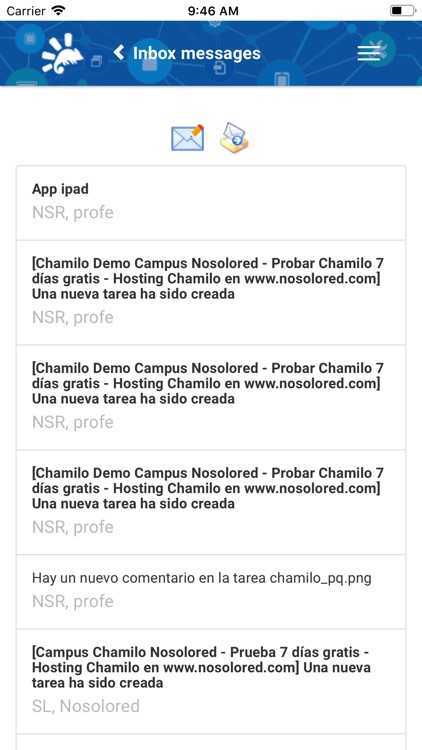 Nosolored Chamilo Mobile screenshot-7