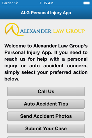 Alexander Law Group screenshot 2