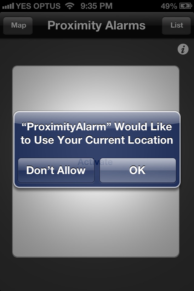 Geo Proximity Alarm screenshot 2