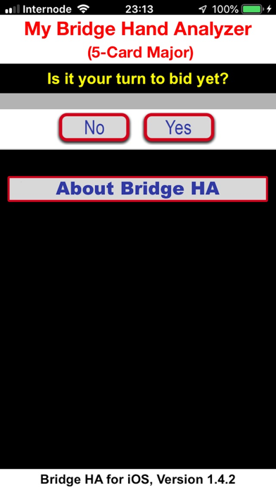 Bridge Hand Analyzer screenshot