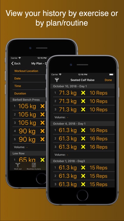 Gym Horn: Weight Lifting Log screenshot-7