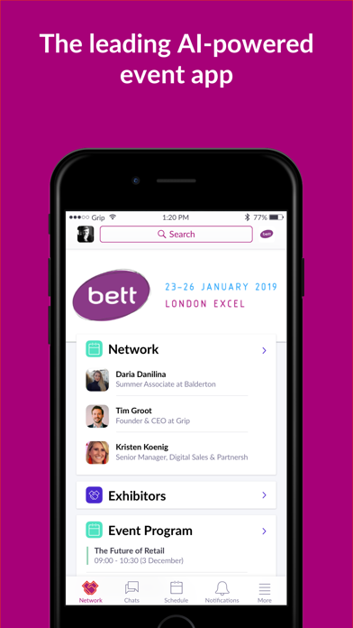 How to cancel & delete Bett 2020 - Official Event App from iphone & ipad 1