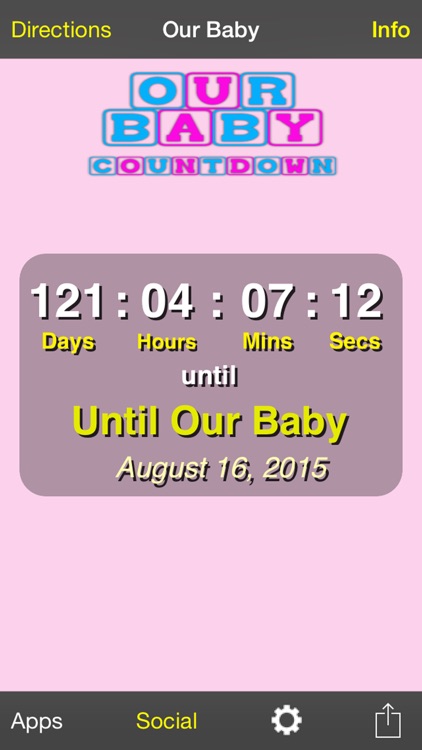 Our Baby Countdown