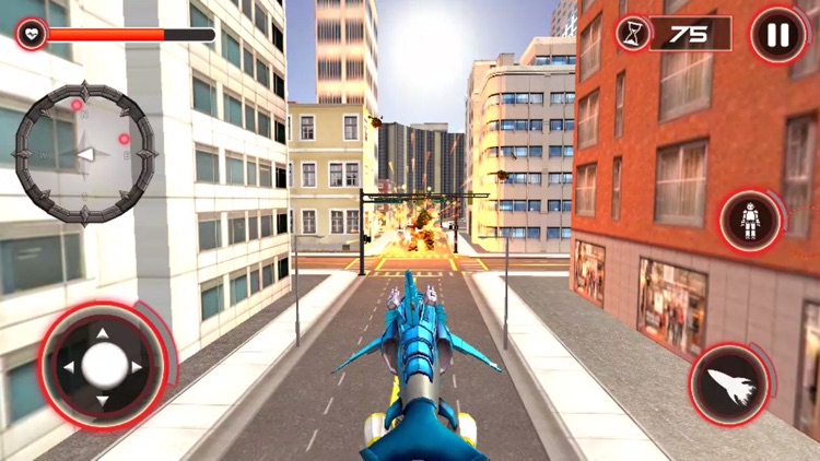 Dolphin Robots Transform City screenshot-6