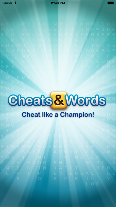 How to cancel & delete Cheats & Words from iphone & ipad 1