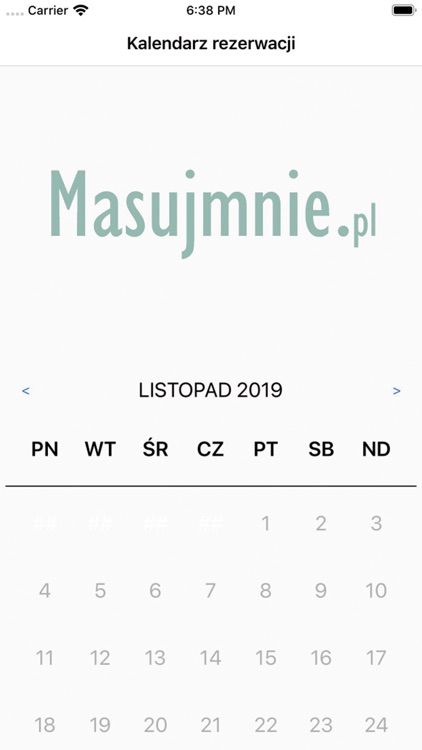 Masujmnie - rezerwacje online