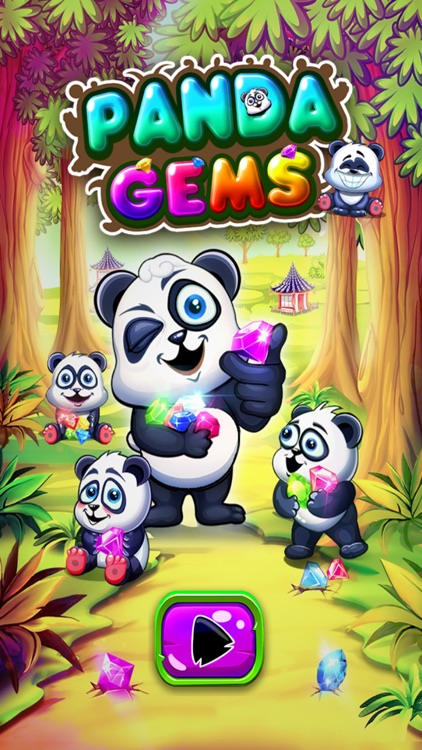 Panda Gems - Match 3 Game