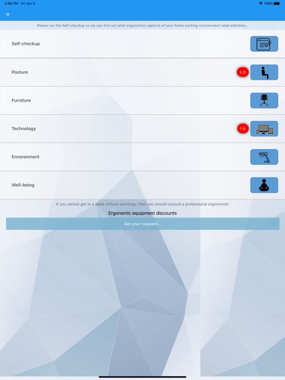 Screenshot #4 pour Home Office Ergonomics