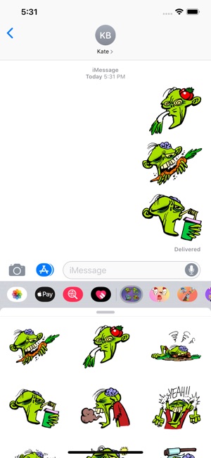 Vegetarian Zombie Stickers(圖1)-速報App