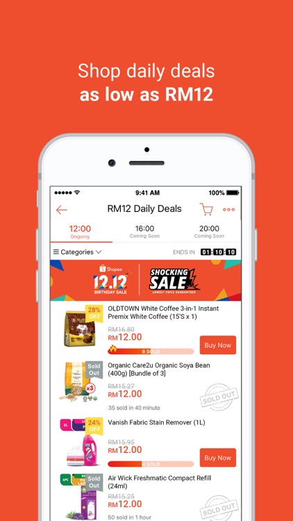 Shopee MY: 12.12 Birthday Sale