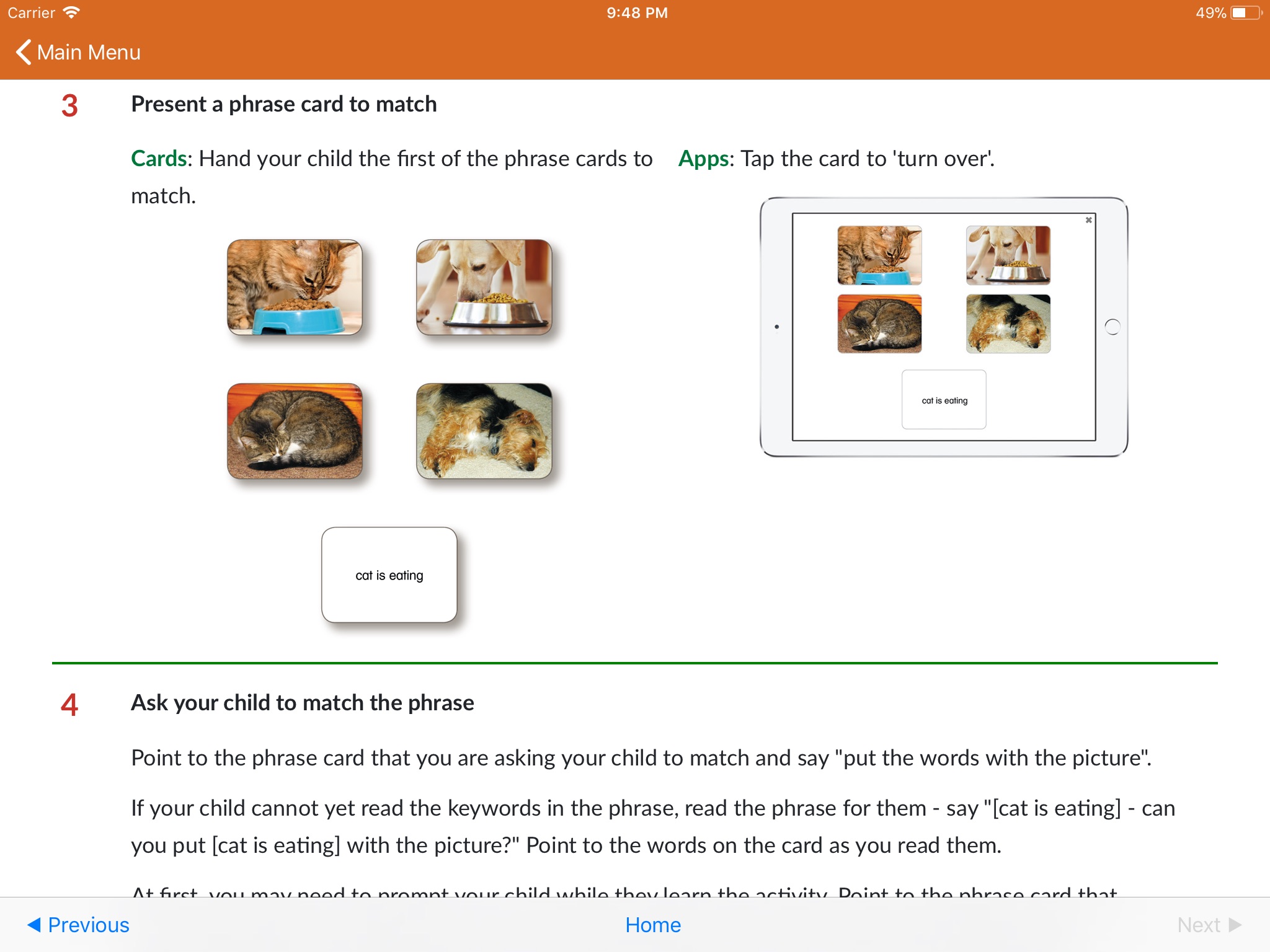 See and Learn Phrases 1 screenshot 2