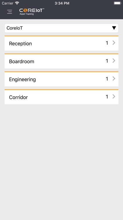 COREIoT Asset Tracking