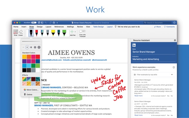 ‎Microsoft Word Screenshot