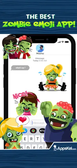 Game screenshot Zombies Emoji Stickers App mod apk