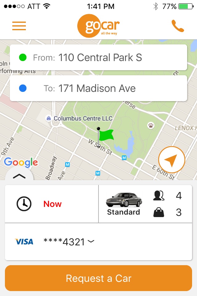 GoCar - New York Car Service screenshot 3