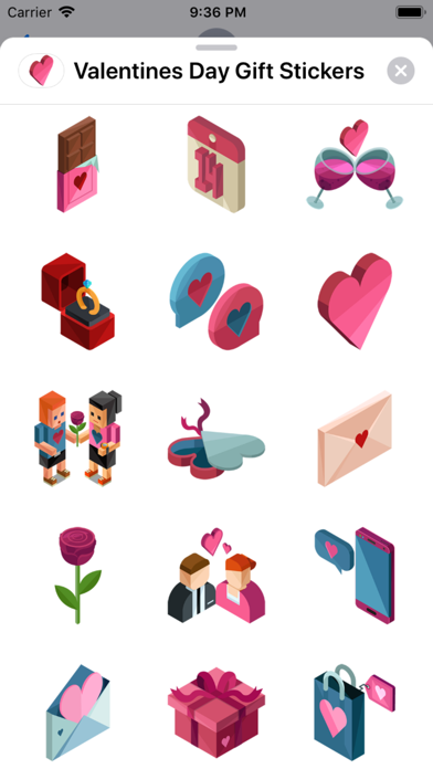 Valentines Day Gift Stickers Screenshot 1