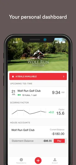 Game screenshot Wolf Run Golf Club apk